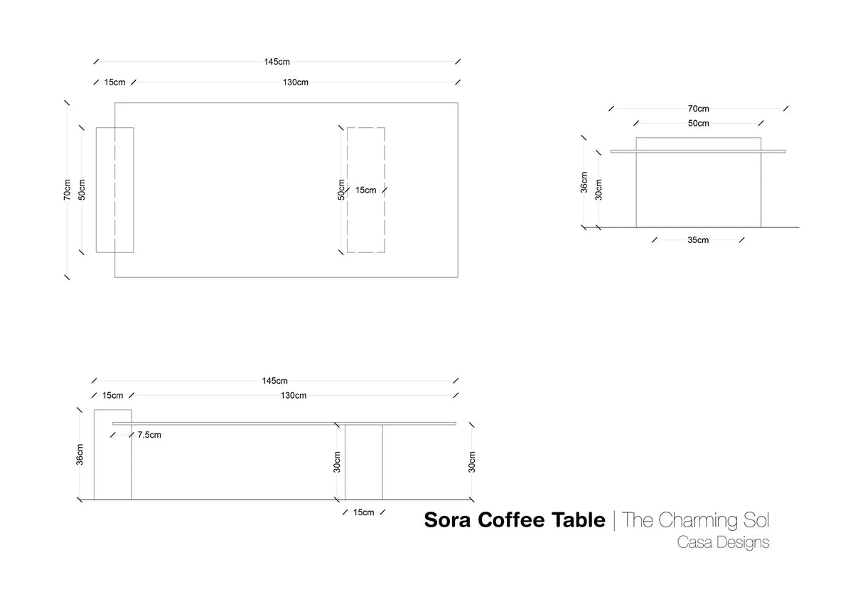 Sora coffee table