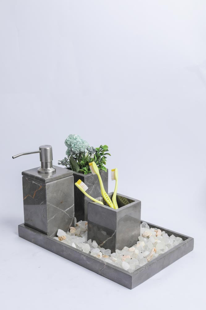 Marble Bathroom Set | 4-Piece Vanity