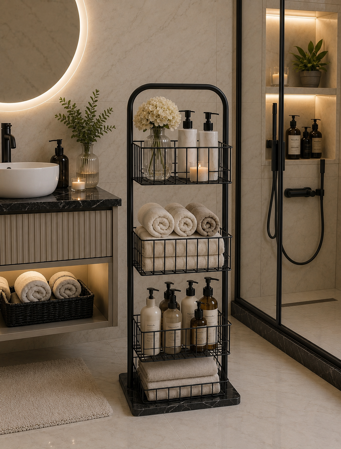 Stainless Accessories Rack