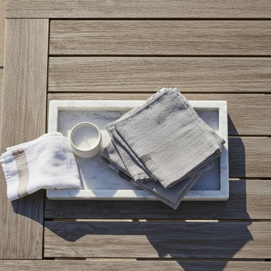 White Marble Tray