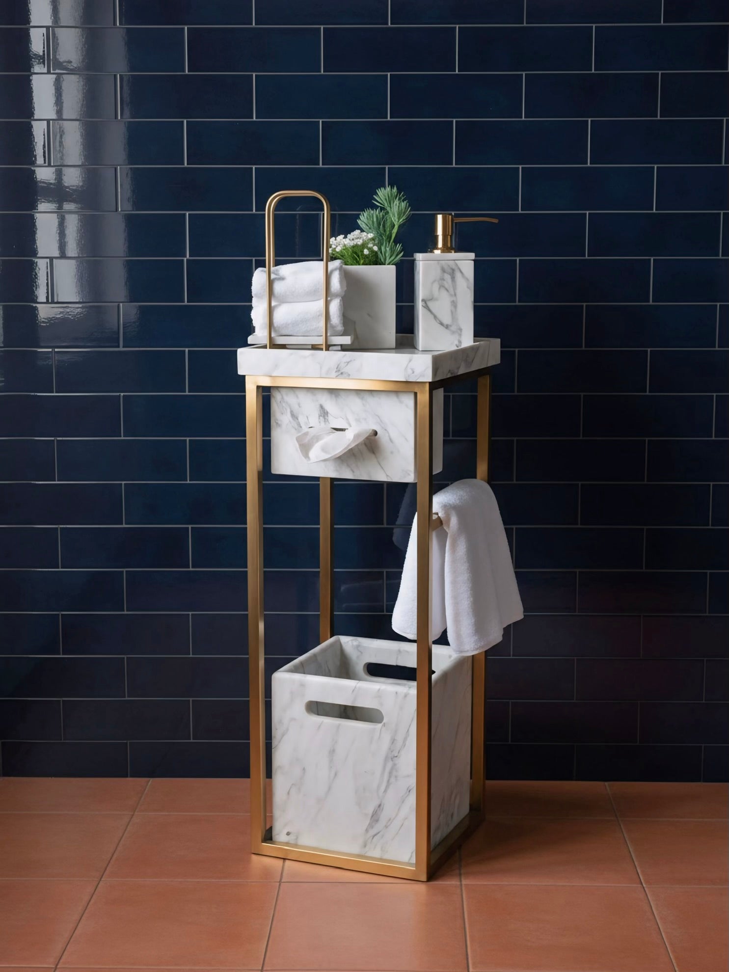 Bathroom & tissue box
