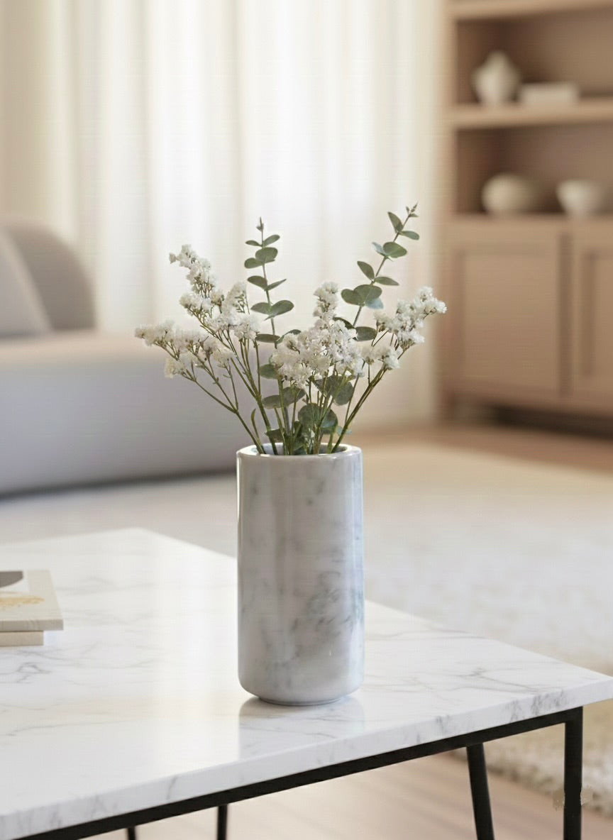 White Marble Vase
