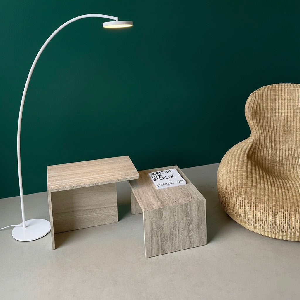 travertine table