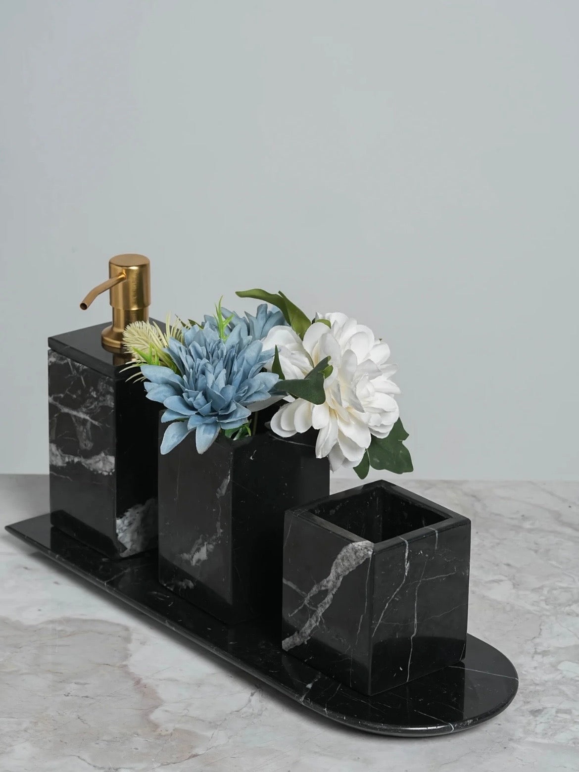 Marble vanity set