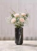 Black Marble Vase