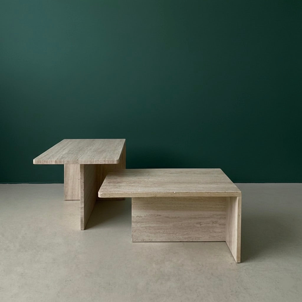 travertine table
