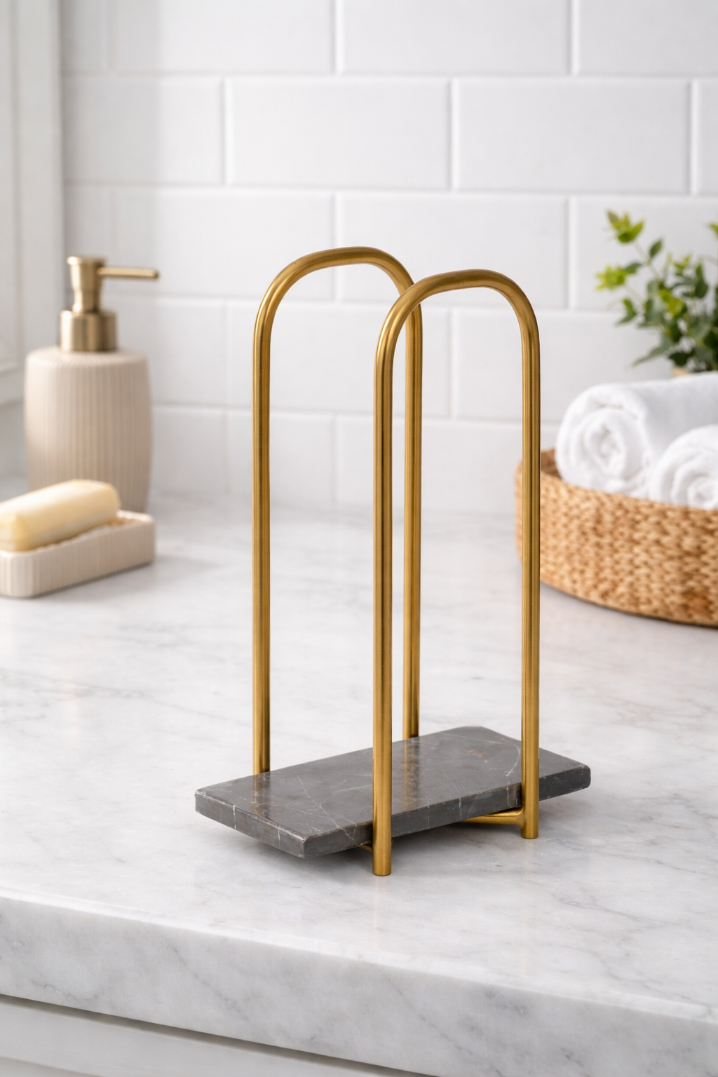 Luxury towel holder