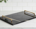 Black tray gold handles (3 sizes available)