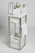 Imperial Carrara  Marble Bath Set