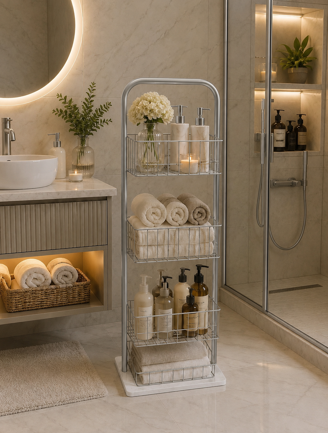 Stainless Accessories Rack