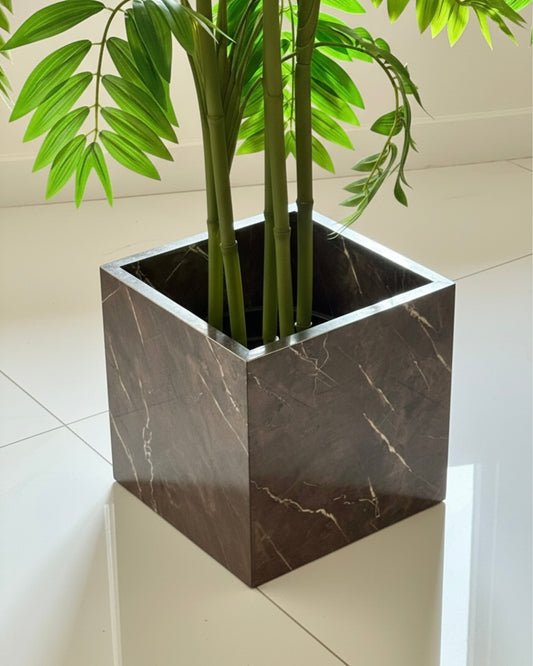 Brown plant pot Alike Marble