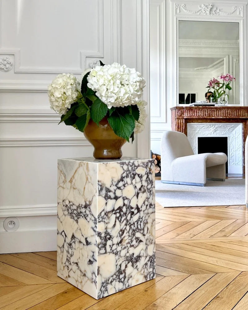 Natural Marble Pedestal( available in 3 sizes )