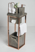 Imperial Piatra Grey Marble Bath Set