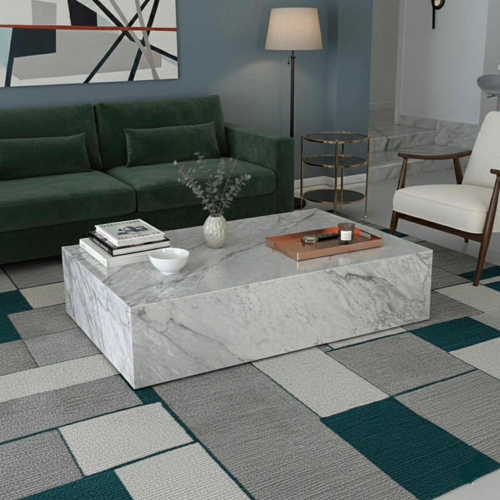 Coffee Table - Carrara Marble