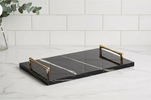Black tray gold handles (3 sizes available)