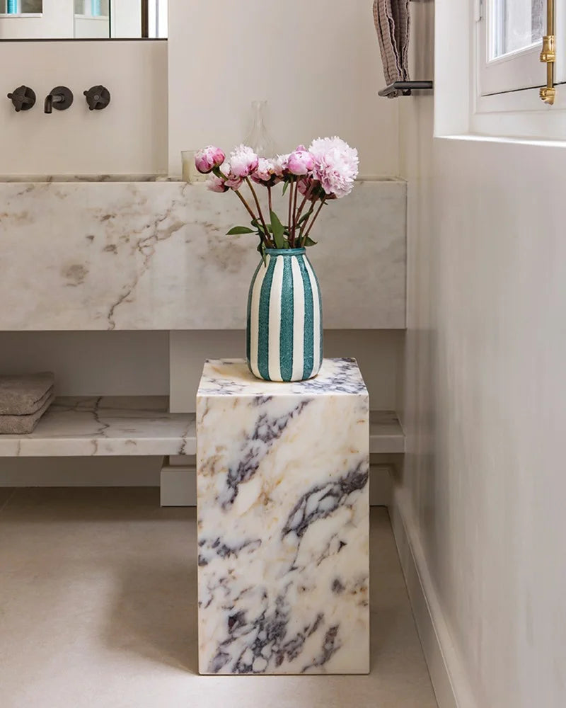 Natural Marble Pedestal( available in 3 sizes )