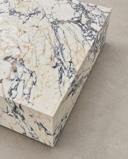 Calacatta viola Rectangular Marble Coffee Table