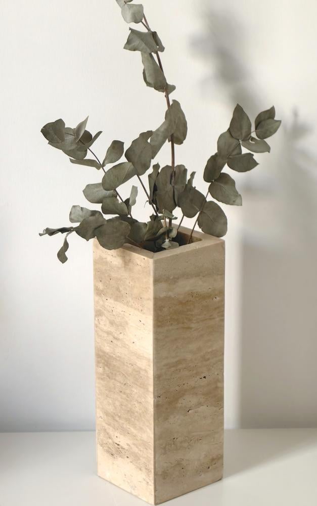Travertine vase