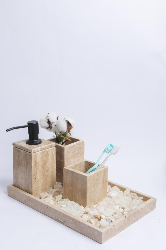 Marble Bathroom Set | 4-Piece Vanity
