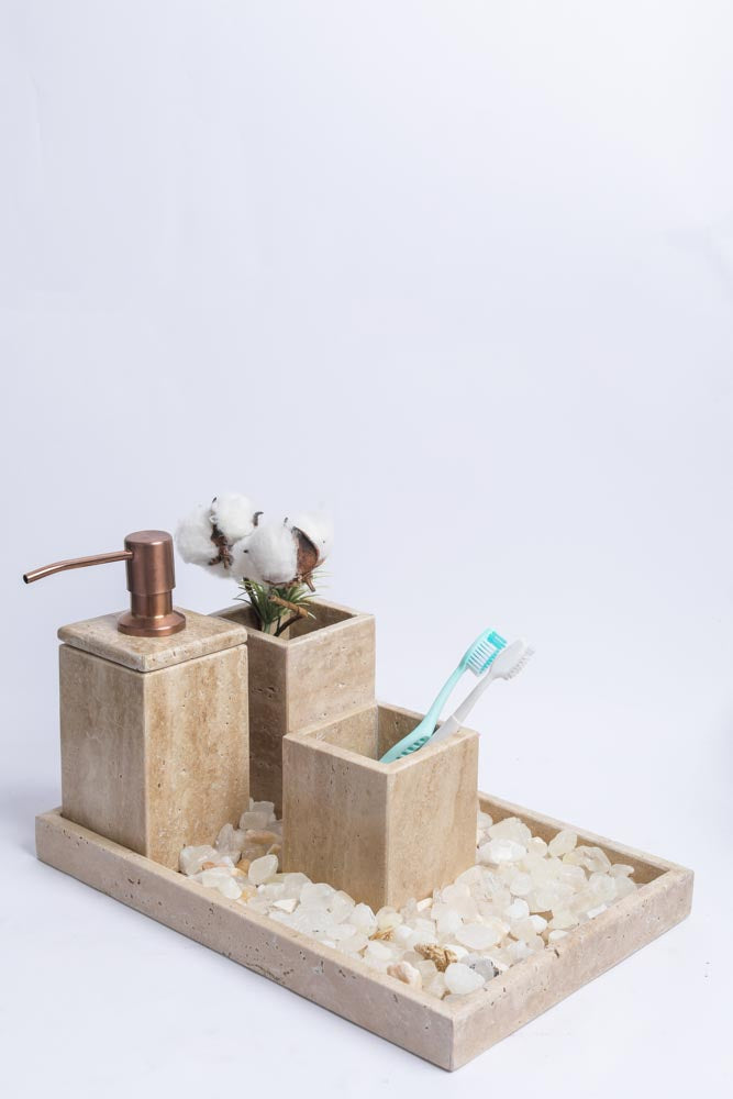 Marble Bathroom Set | 4-Piece Vanity