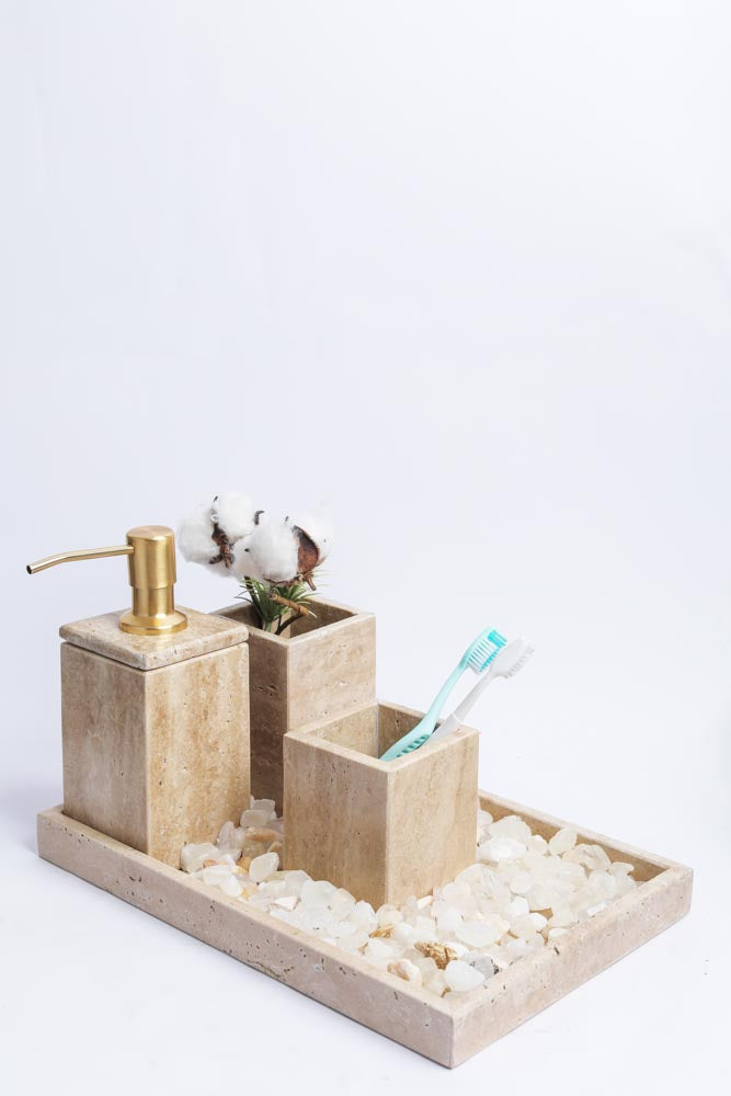 Marble Bathroom Set | 4-Piece Vanity