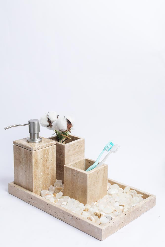 Marble Bathroom Set | 4-Piece Vanity
