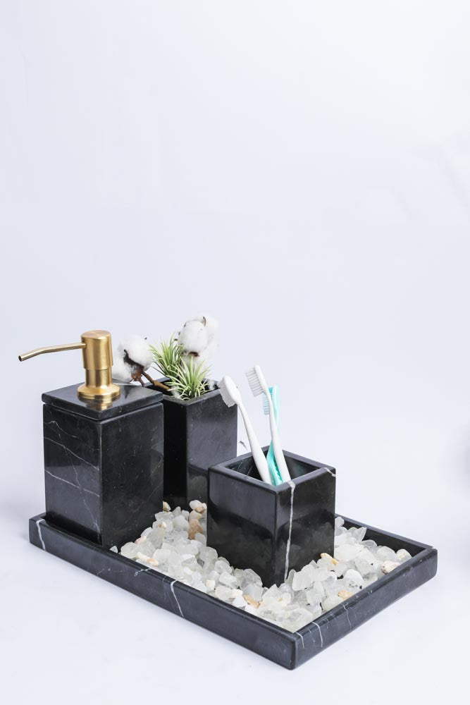 Marble Bathroom Set | 4-Piece Vanity