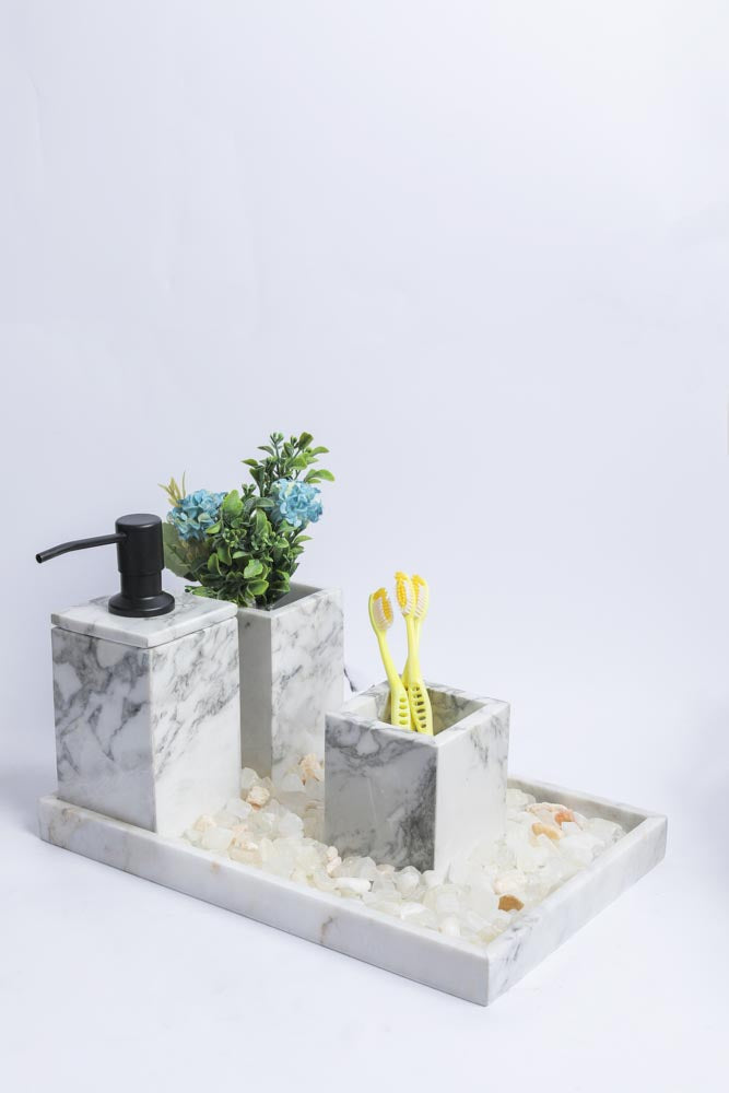 Marble Bathroom Set | 4-Piece Vanity
