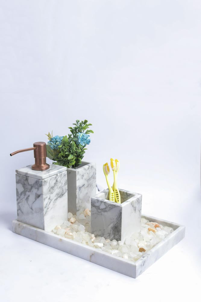 Marble Bathroom Set | 4-Piece Vanity