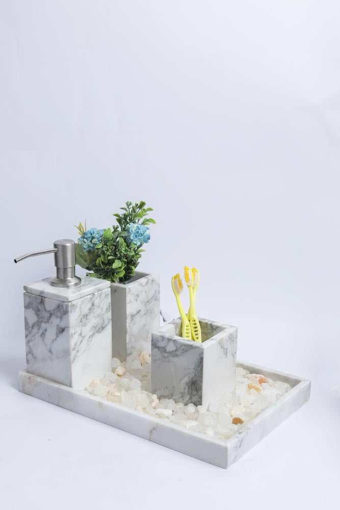 Marble Bathroom Set | 4-Piece Vanity