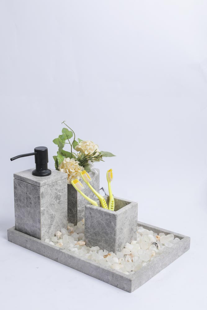 Marble Bathroom Set | 4-Piece Vanity