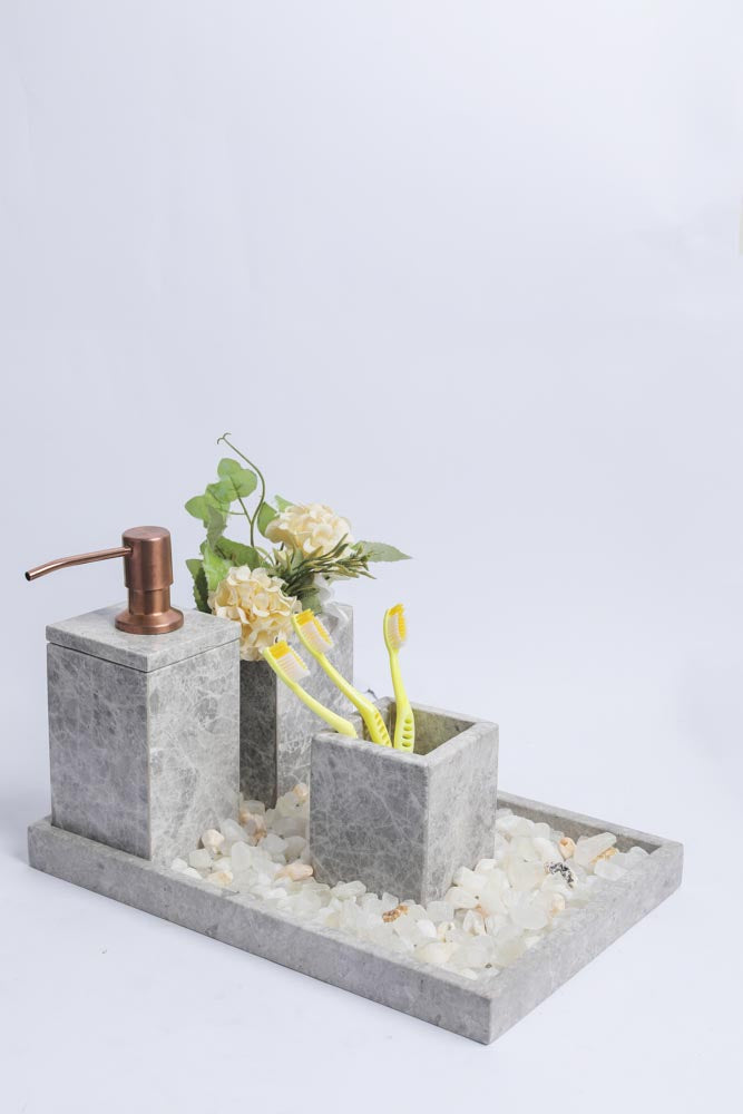 Marble Bathroom Set | 4-Piece Vanity