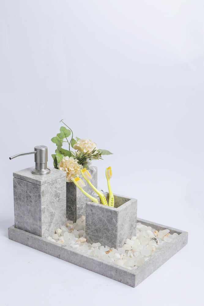 Marble Bathroom Set | 4-Piece Vanity