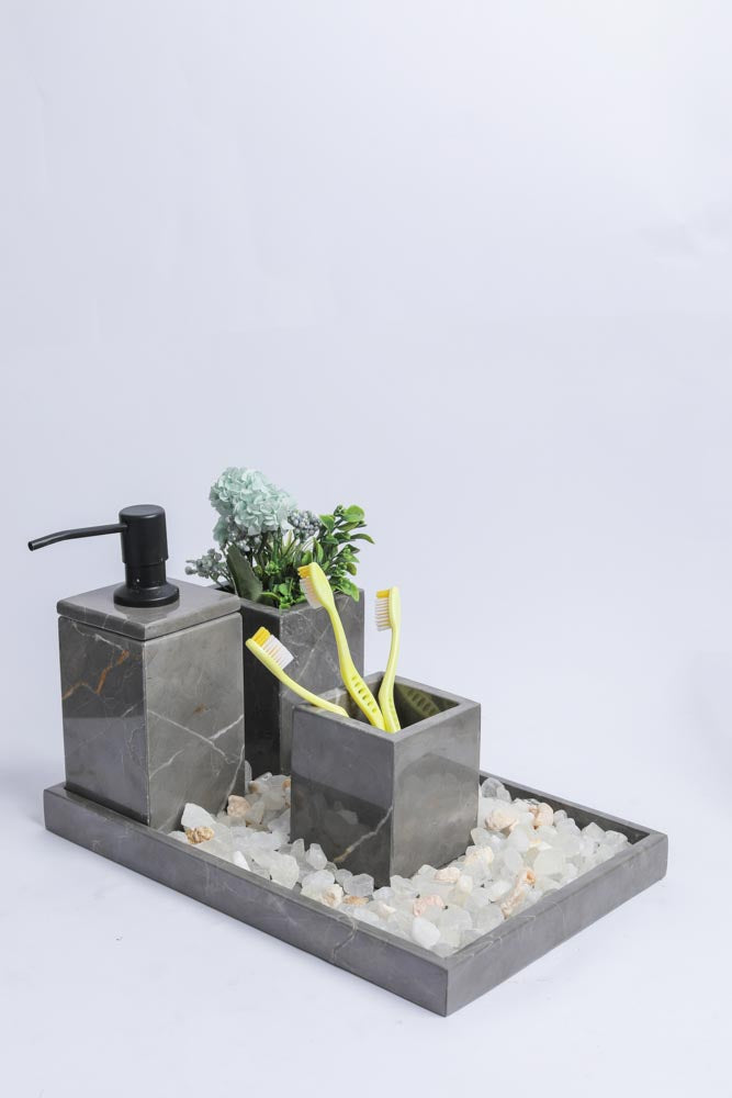 Marble Bathroom Set | 4-Piece Vanity