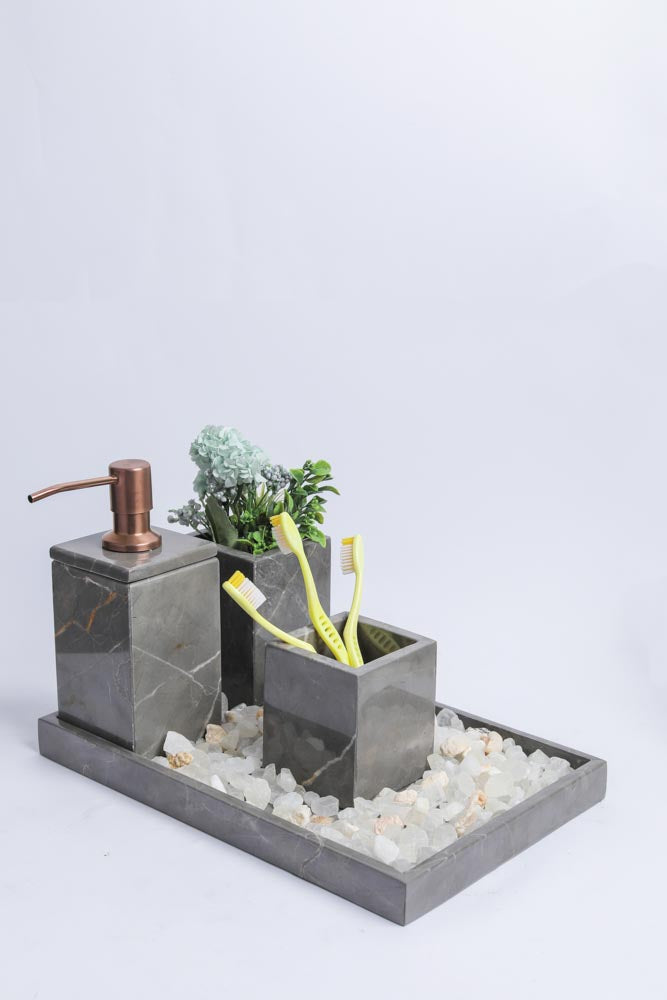 Marble Bathroom Set | 4-Piece Vanity
