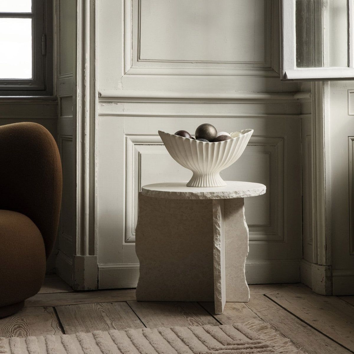 Marble side table