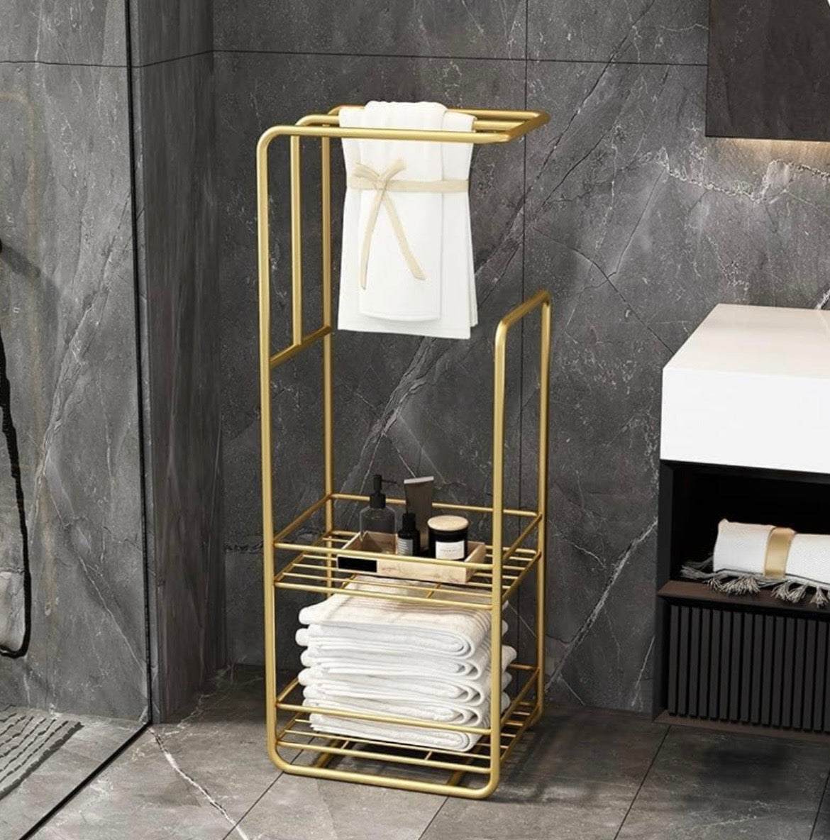 Luxury Towel & Accessories Rack