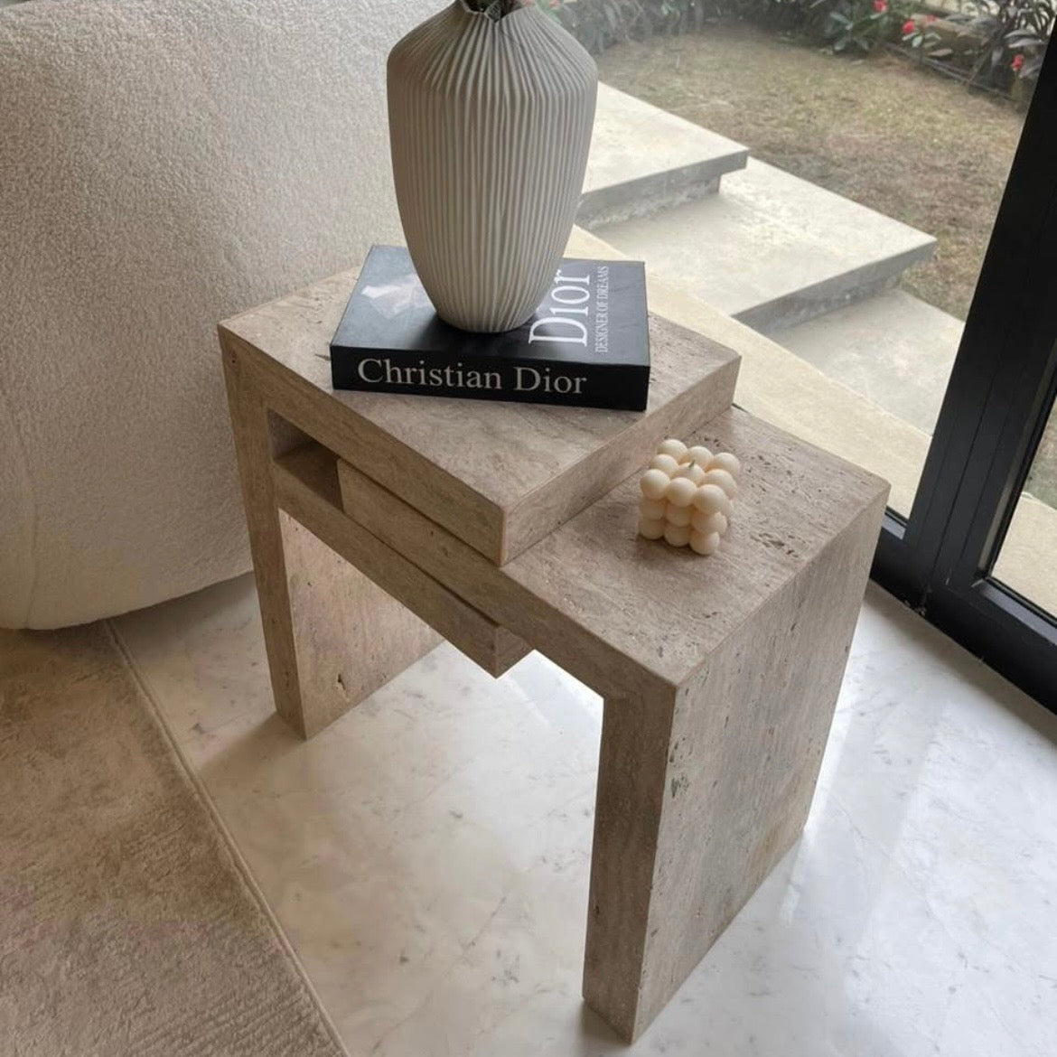 Travertine Coffee table