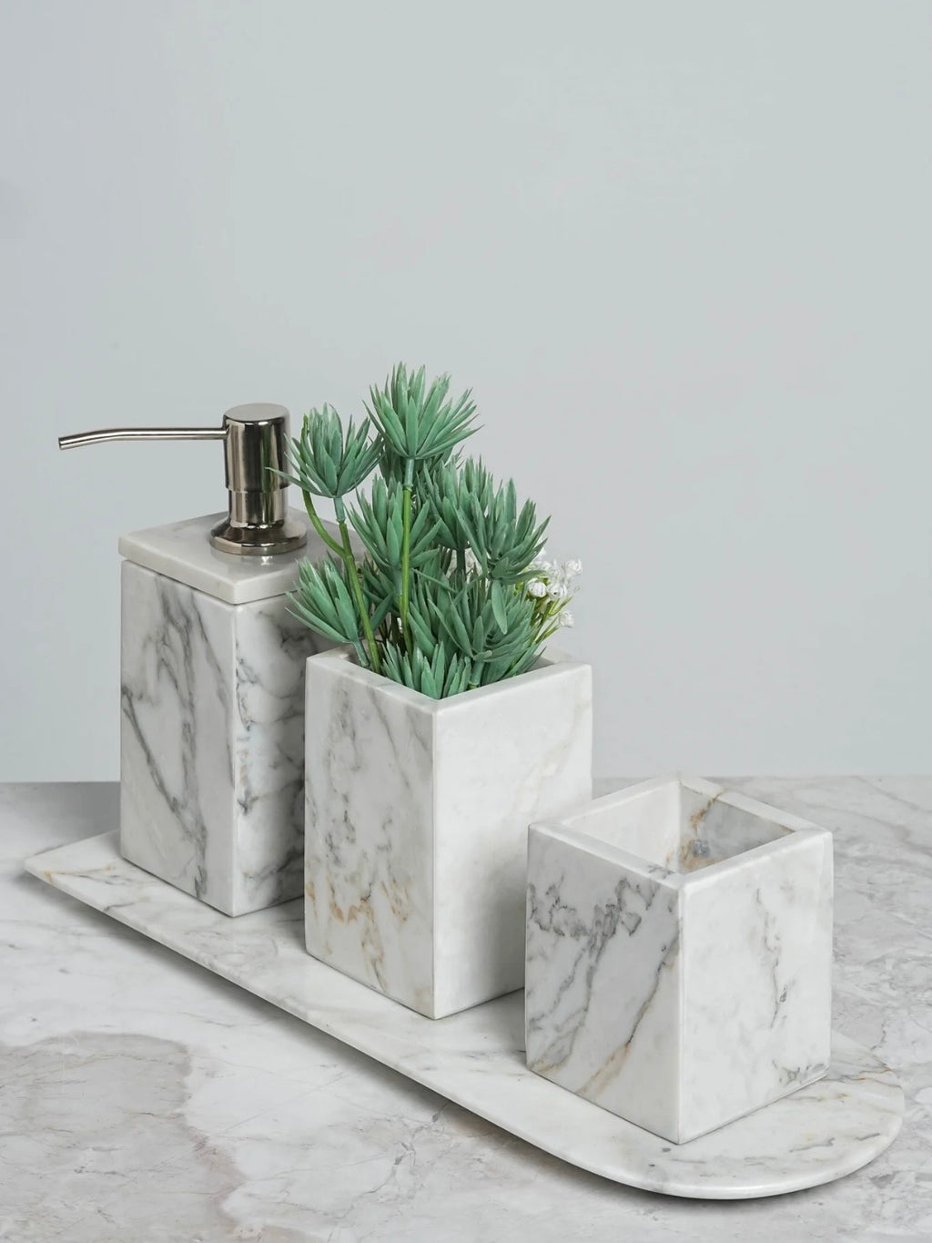 Marble vanity set