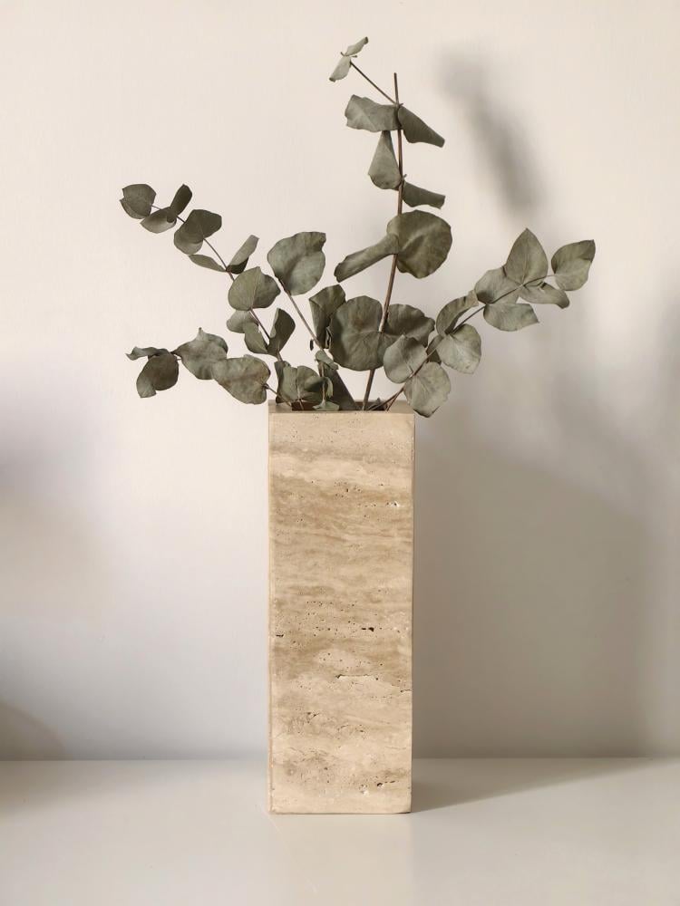Travertine vase