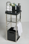 Grand Imperial Black Spanish Marble Bath Set