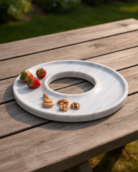 White Marble tray