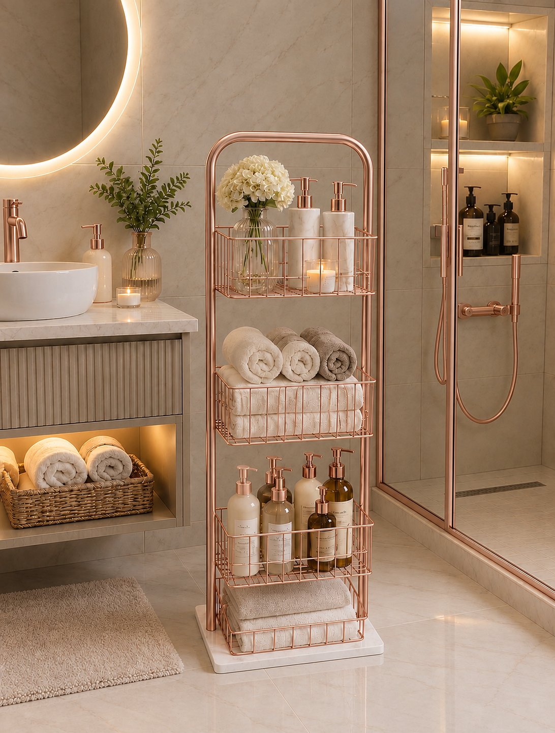 Stainless Accessories Rack