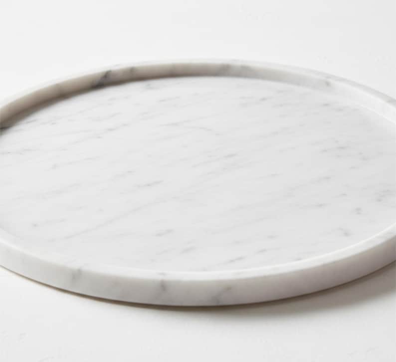 Calacatta Natural Marble Tray – Timeless Luxury(Two Sizes )