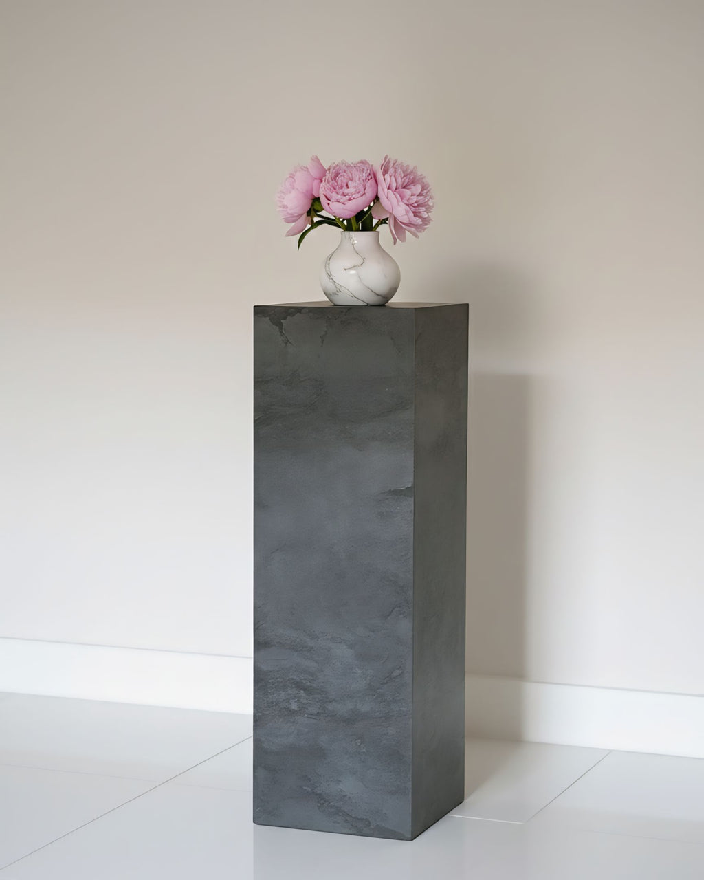 Charcoal black Pedestal ( available 3 sizes)
