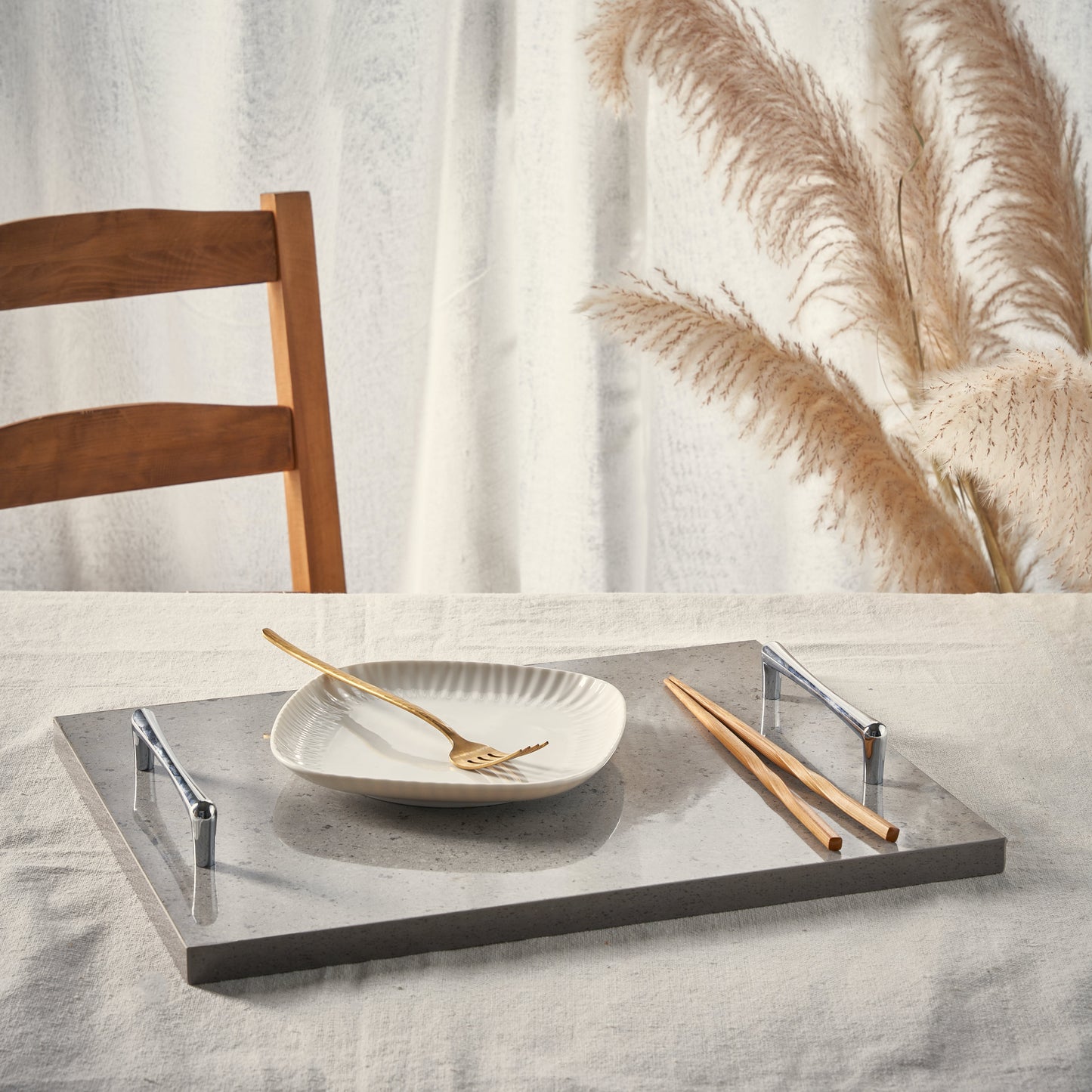 Alike Marble Elegance Serving Tray Set – 3 Pieces of Luxury Faux Marble