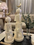 Modern Islamic Lantern – Elegant Metal Decor for a Radiant Ramadan 🌙✨