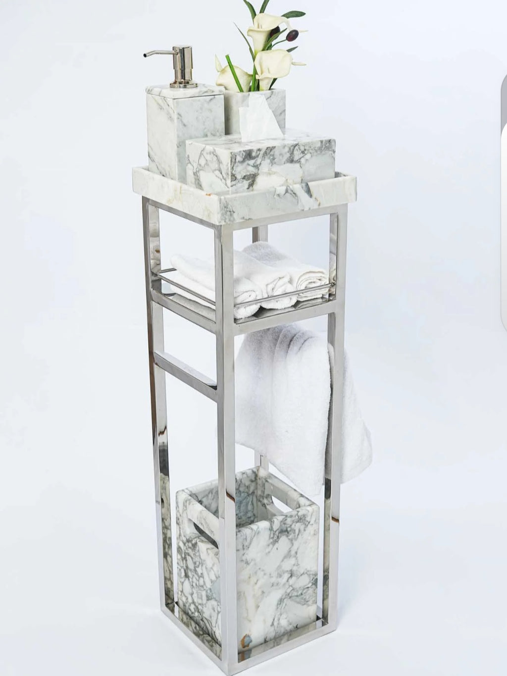 Mini Imperial Marble Bath Set