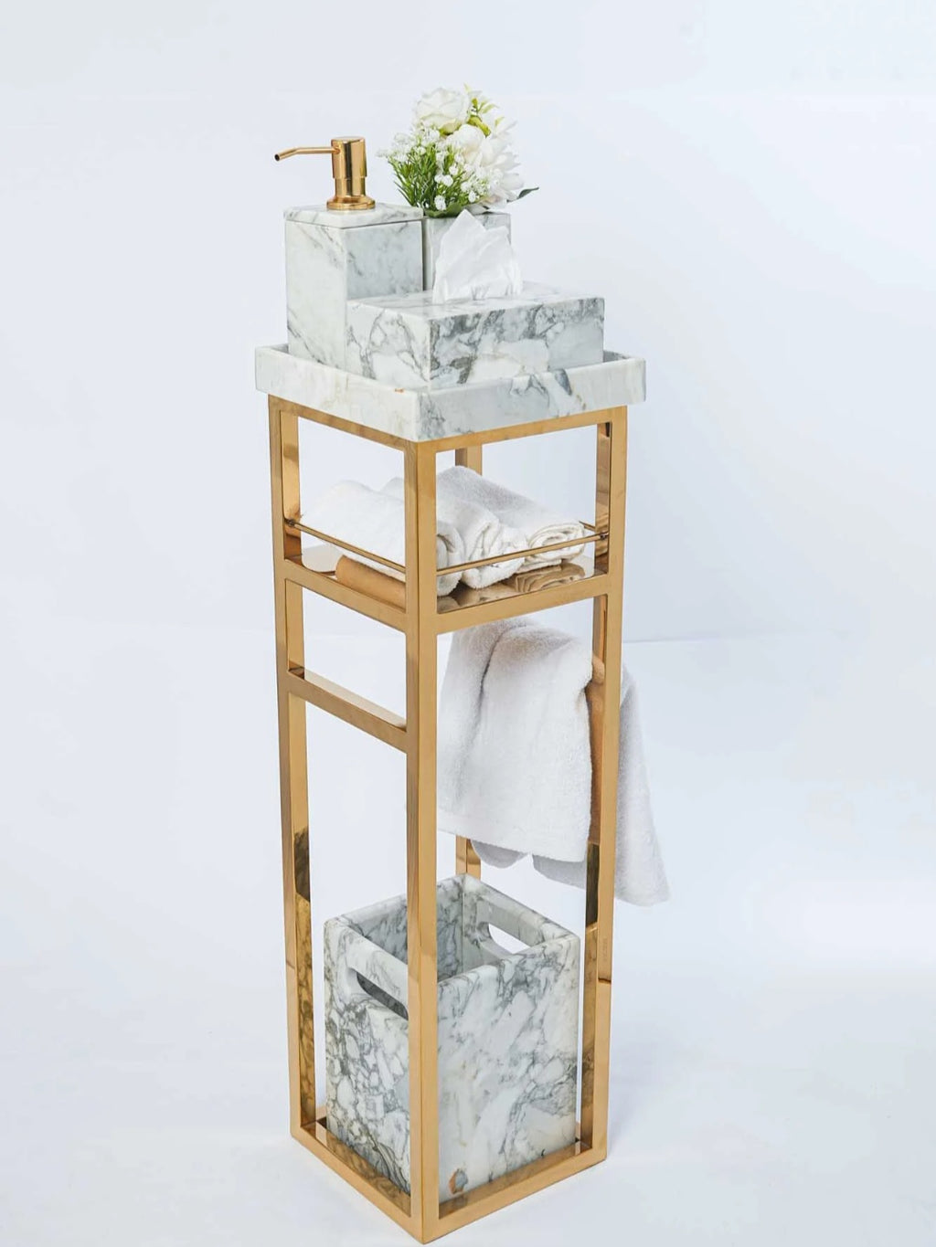 Mini Imperial Marble Bath Set