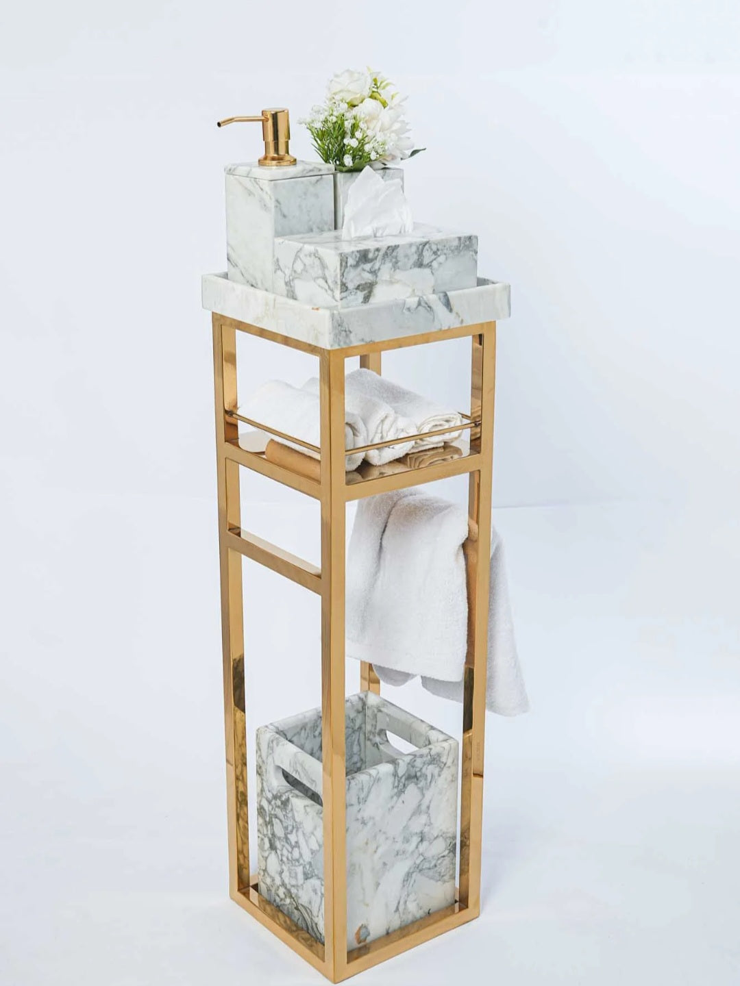Mini Imperial Marble Bath Set